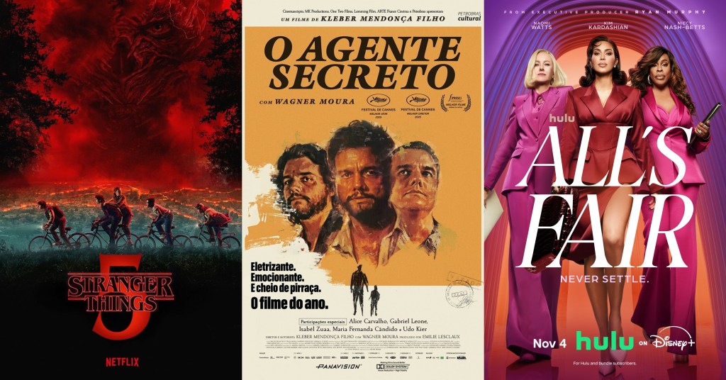 Principais lançamentos de novembro no cinema e streaming
